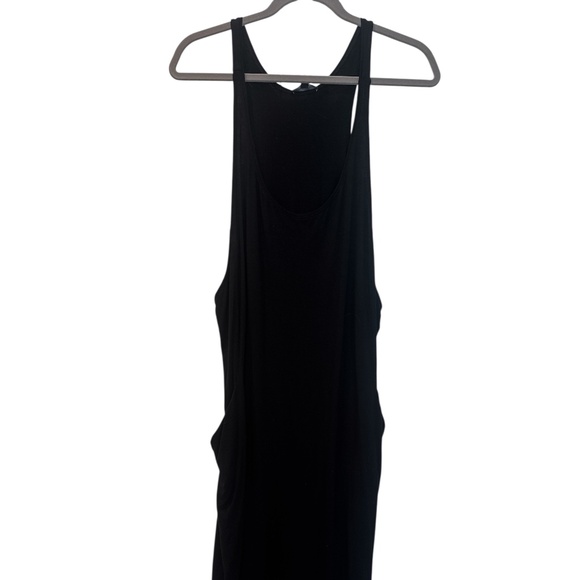 EILEEN‎ FISHER Womens Sleeveless Scoop Neck Midi Dress Black Size Medium Luxury - Picture 1 of 8